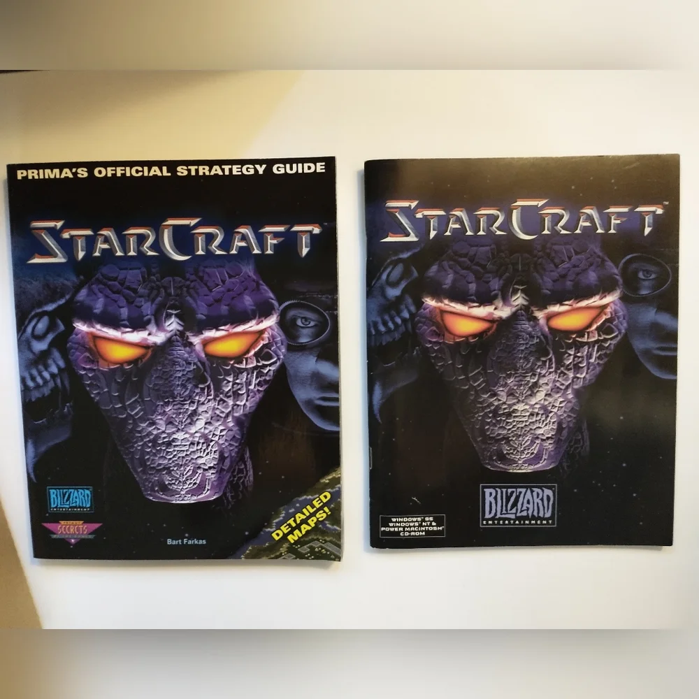StarCraft Big Box PC Game, CIB Plus Strategy Guide